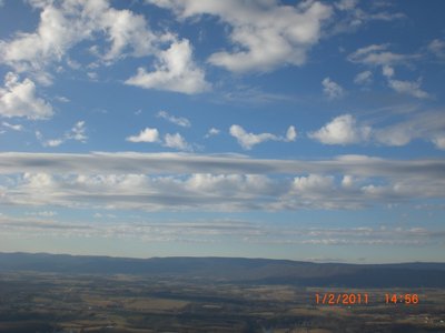 A shot of wave clouds.