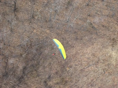 PG pilot #1 launching from the slot