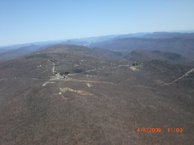 Looking north towards launch.