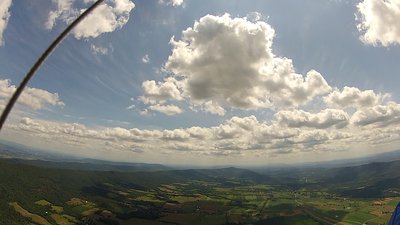 A look south, down the valley.