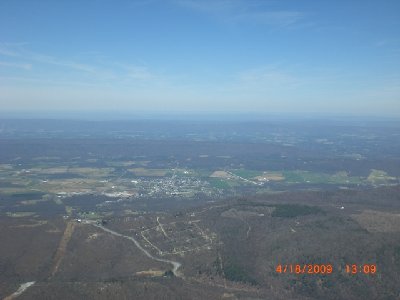Looking west from OTB.