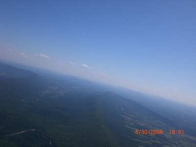 The valley between Cove Mt. on the left and Tuscarora Mt. on the right.