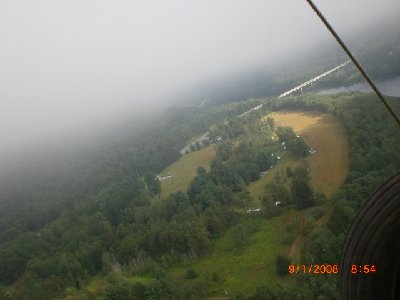 On base, lined up for Runway 34