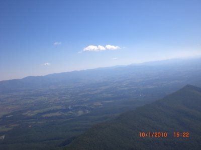 Looking for the airport in the Page Valley.  Kennedy Peak at the right.