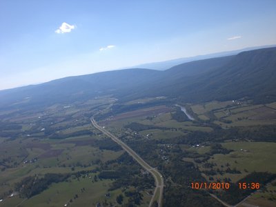 US Rt. 211 heading west to New Market.
