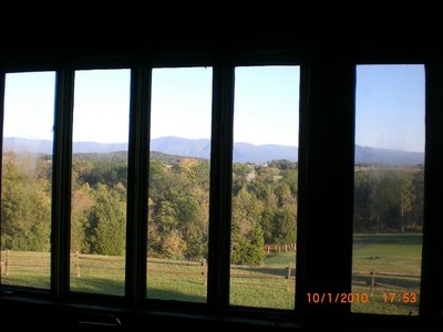 Clubhouse view of the Blue Ridge.